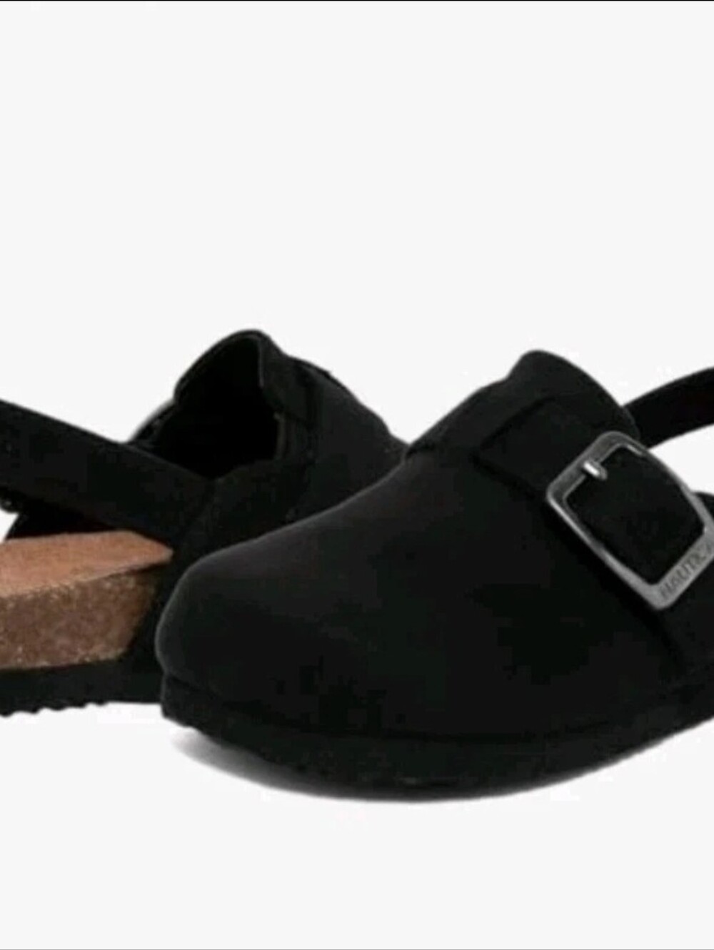Nautica Black Slip On Kids Berlin Clogs Size 10 Boys Girls Unisex Comfort NEW - Picture 1 of 6